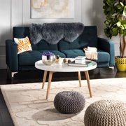 SAFAVIEH Rue Modern Round Coffee Table, White