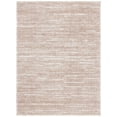 thumbnail image 1 of SAFAVIEH Rumi Barrett Striped Polyester Shag Area Rug, Beige/Ivory, 4' x 6', 1 of 8