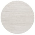 thumbnail image 1 of SAFAVIEH Rumi Barrett Striped Polyester Shag Area Rug, Ivory/Light Beige, 6'7" x 6'7" Round, 1 of 7