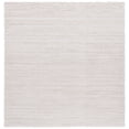 thumbnail image 1 of SAFAVIEH Rumi Barrett Striped Polyester Shag Area Rug, Ivory/Light Beige, 6'7" x 6'7" Square, 1 of 8