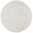 thumbnail image 1 of SAFAVIEH Rumi Beumont Solid Polyester Shag Area Rug, Ivory/Light Beige, 6'7" x 6'7" Round, 1 of 5