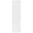 thumbnail image 1 of SAFAVIEH Rumi Beumont Solid Polyester Shag Runner Rug, Ivory/Light Beige, 2'2" x 8', 1 of 7