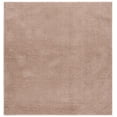 thumbnail image 1 of SAFAVIEH Rumi Blaire Solid Polyester Shag Area Rug, Beige, 6'7" x 6'7" Square, 1 of 7