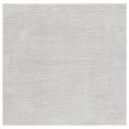 thumbnail image 1 of SAFAVIEH Rumi Blaire Solid Polyester Shag Area Rug, Light Gray, 6'7" x 6'7" Square, 1 of 7