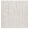 thumbnail image 1 of SAFAVIEH Rumi Janie Abstract Polyester Shag Area Rug, Ivory/Light Beige, 6'7" x 6'7" Square, 1 of 10