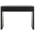 thumbnail image 1 of SAFAVIEH Rune Traditional 2 Drawer Wood Console Table, Black, 1 of 13