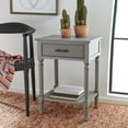 thumbnail image 1 of SAFAVIEH Ryder Striped 1 Drawer Accent Table, Distressed Grey, 1 of 13