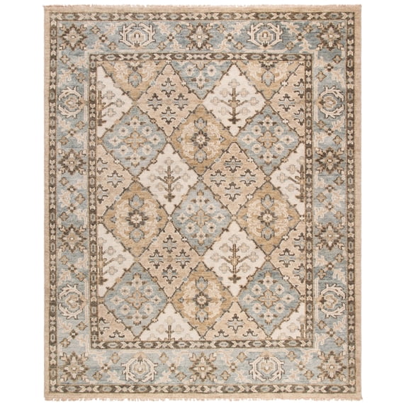 SAFAVIEH SRK154B Samarkand Beige / Light Blue