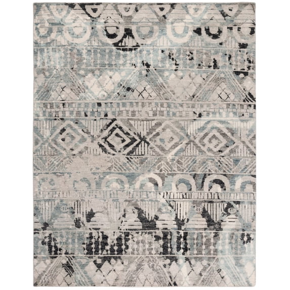 SAFAVIEH SRK181F Samarkand Grey / Ivory