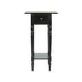 thumbnail image 1 of SAFAVIEH Sabrina Solid Casual End Table With Storage Drawer, Distressed Black, 1 of 4
