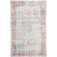 thumbnail image 1 of SAFAVIEH Saffron Algernon Distressed Oriental Area Rug, Rust/Blue, 5' x 8', 1 of 4