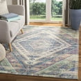 thumbnail image 1 of SAFAVIEH Saffron Brittania Geometric Area Rug, Royal Blue/Fuchsia, 9' x 12', 1 of 6