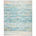 thumbnail image 1 of SAFAVIEH Saffron Candelario Floral Area Rug, Turquoise/Peach, 8' x 10', 1 of 6