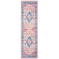 thumbnail image 1 of SAFAVIEH Saffron Cara Floral Bordered Runner Rug, Rust/Ivory, 2'3" x 8', 1 of 5
