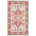 thumbnail image 1 of SAFAVIEH Saffron Seanna Oriental Polyester Area Rug, Terracotta/Ivory, 3' x 5', 1 of 11