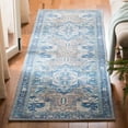 thumbnail image 1 of SAFAVIEH Saffron Collection SFN202N Navy / Ivory Rug, 1 of 8