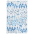 thumbnail image 1 of SAFAVIEH Saffron Corynn Geometric Area Rug, Ivory/Blue, 3' x 5', 1 of 4