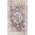 thumbnail image 1 of SAFAVIEH Saffron Ekaterina Floral Bordered Area Rug, Beige/Blue, 3' x 5', 1 of 9