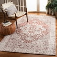 thumbnail image 1 of SAFAVIEH Saffron Ekaterina Floral Bordered Area Rug, Ivory/Rust, 5' x 8', 1 of 5