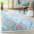 thumbnail image 1 of SAFAVIEH Saffron Franklin Geometric Area Rug, Blue/Aqua, 6' x 6' Square, 1 of 7