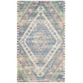 thumbnail image 1 of SAFAVIEH Saffron Harmon Geometric Cotton Area Rug, Royal Blue/Fuchsia, 3' x 5', 1 of 4