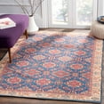 thumbnail image 1 of SAFAVIEH Saffron Jimney Geometric Cotton Area Rug, Navy/Beige, 4' x 6', 1 of 7