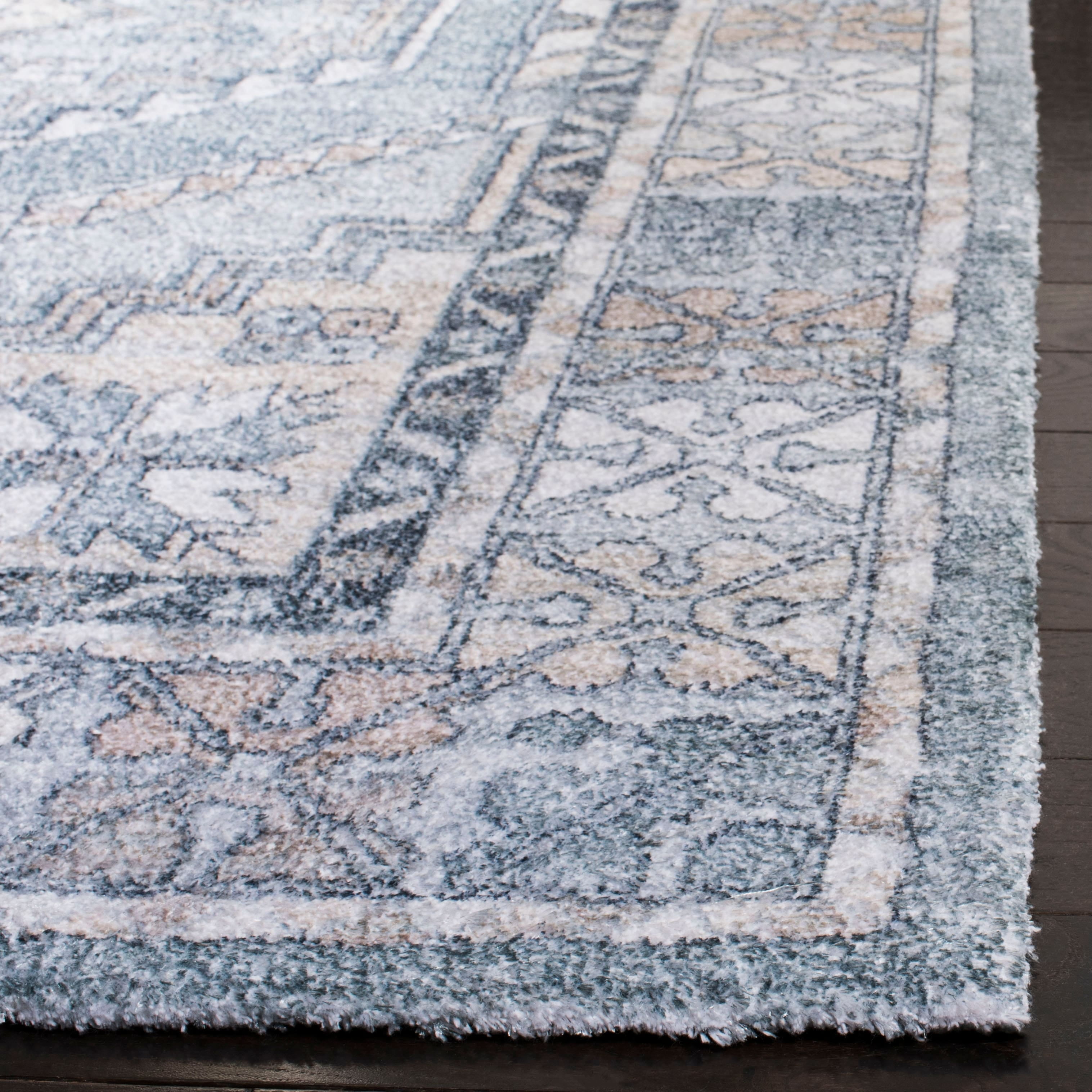 Gray and Ivory Flat Woven Handmade Wool Area Rug, 3' x 5'