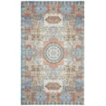 thumbnail image 1 of SAFAVIEH Saffron Leighton Border Cotton Area Rug, Orange/Blue, 3' x 5', 1 of 6