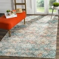 thumbnail image 1 of Safavieh Saffron Nikola Floral Area Rug, Coral/Aqua, 8' x 10', 1 of 8