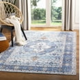 thumbnail image 1 of SAFAVIEH Saffron Spots Floral Bordered Area Rug, Blue/Ivory, 5' x 8', 1 of 7