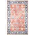 thumbnail image 1 of SAFAVIEH Saffron Wallace Distressed Area Rug, Rust/Navy, 4' x 6', 1 of 9