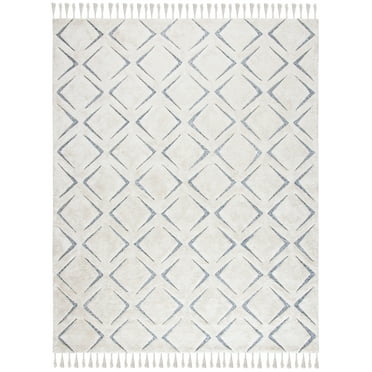 SAFAVIEH Sahara Ashlea Geometric Area Rug, Ivory/Grey, 8' x 10'