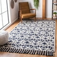 thumbnail image 1 of SAFAVIEH Sahara Catriona Geometric Trellis Area Rug, Navy/Ivory, 4' x 6', 1 of 9