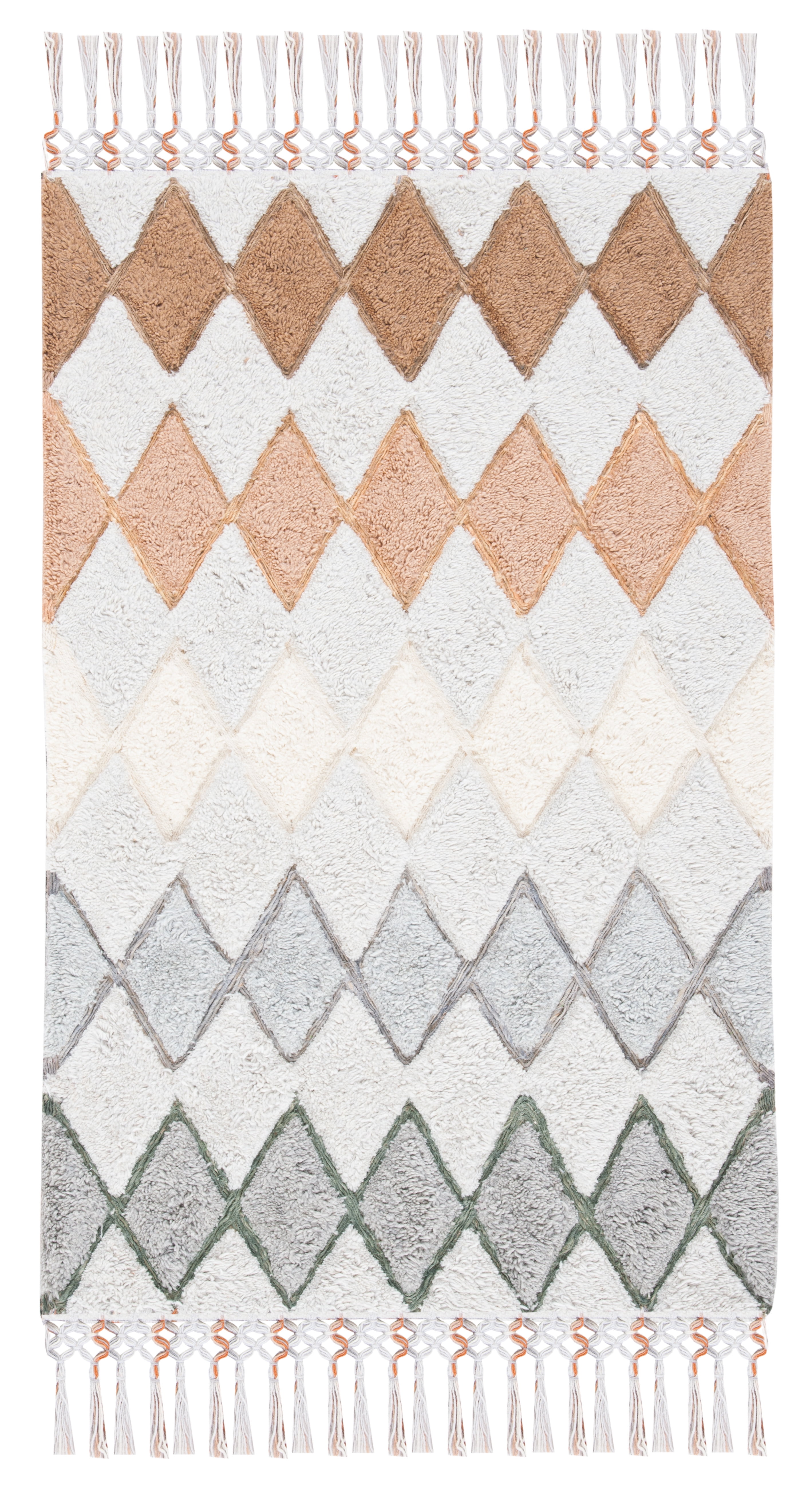 SAFAVIEH Sahara Hester Geometric Area Rug, Grey/Charcoal, 3' x 5'