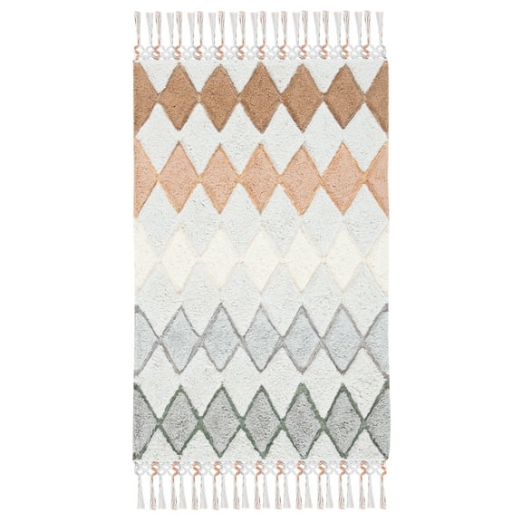 SAFAVIEH Sahara Hester Geometric Area Rug, Grey/Charcoal, 3' x 5'