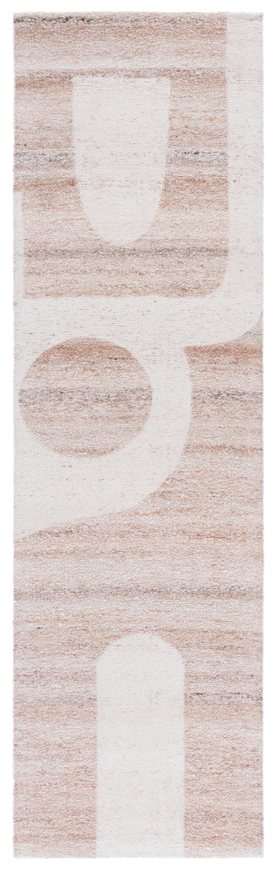 SAFAVIEH Sahara Marcus Geometric Runner Rug, Natural/Ivory, 2'3" x 8'