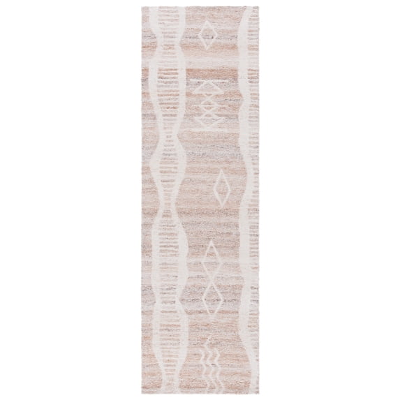 SAFAVIEH Sahara Royston Geometric Runner Rug, Natural/Ivory, 2'3" x 8'