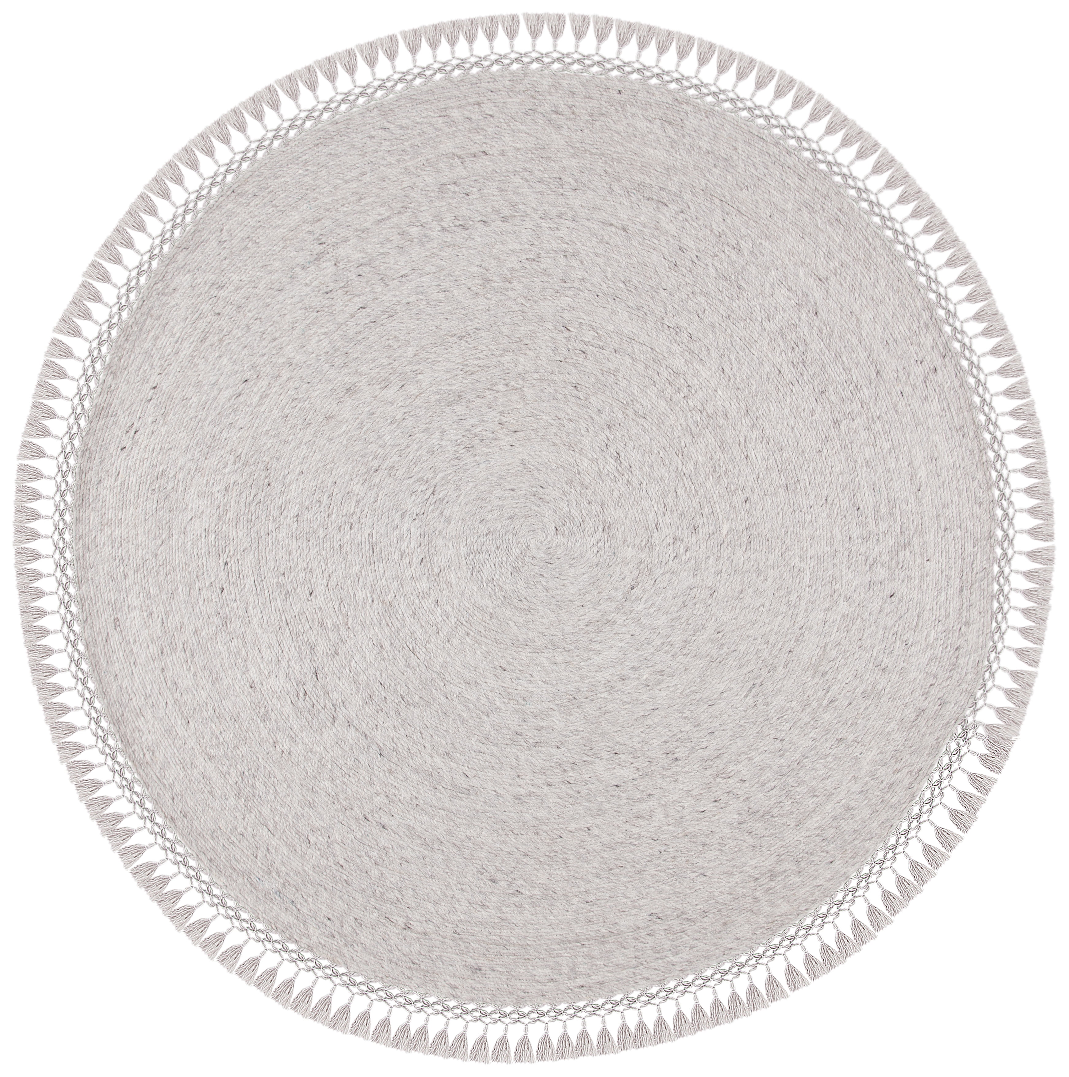 SAFAVIEH Sahara Michelangelo Solid Area Rug, Beige, 6' x 6' Round