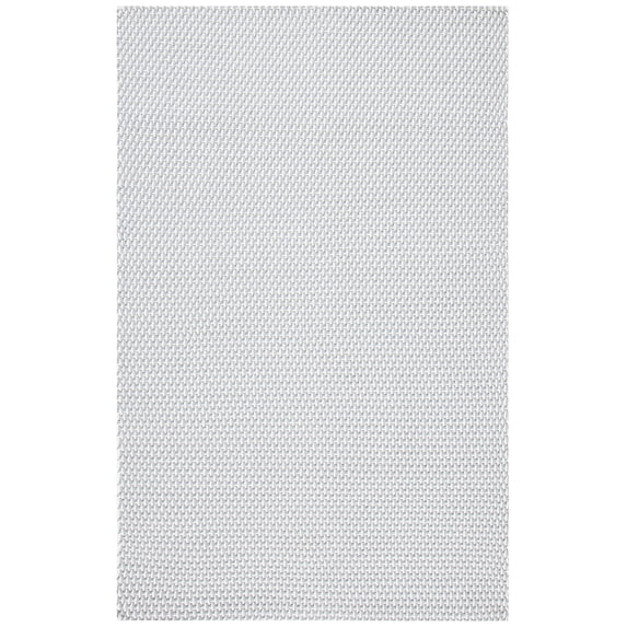 SAFAVIEH Salem Corynn Solid Cotton Area Rug, Grey/Ivory, 6' x 9'