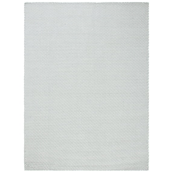 SAFAVIEH Salem Corynn Solid Cotton Area Rug, Grey/Ivory, 8' x 10'