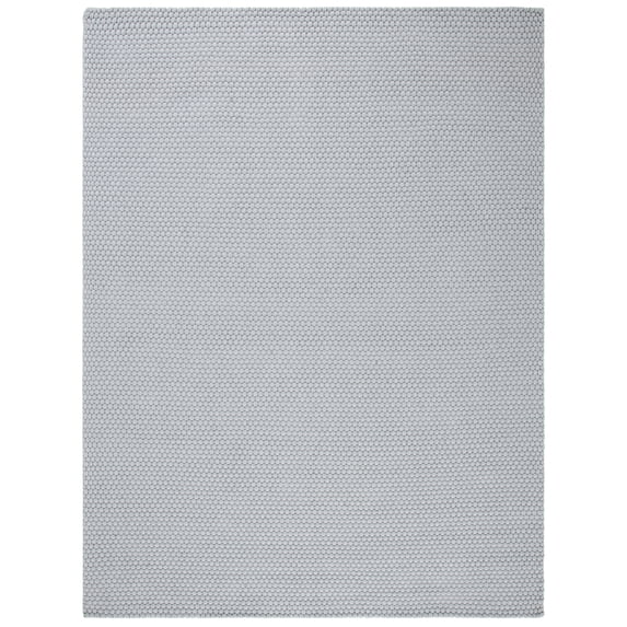 SAFAVIEH Salem Fulton Solid Cotton Area Rug, Grey, 9' x 12'