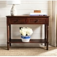 thumbnail image 1 of SAFAVIEH Samantha Contemporary 2 Drawer Console, Dark Cherry, 1 of 6