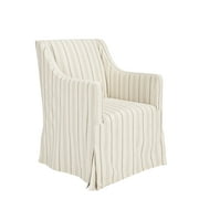 SAFAVIEH Sandra Traditional Upholstered Slipcover Chair, Beige