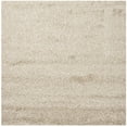 thumbnail image 1 of SAFAVIEH Santa Monica Cali Solid Shag Area Rug, Beige, 3' x 3' Square, 1 of 7