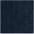 thumbnail image 1 of SAFAVIEH Santa Monica Cali Solid Shag Area Rug, Navy, 3' x 3' Square, 1 of 9