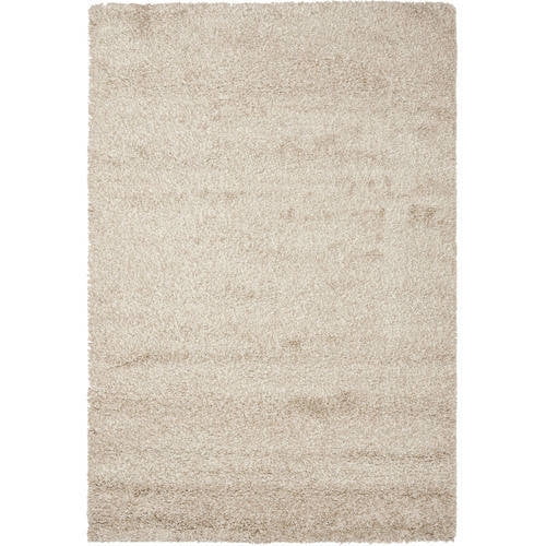 SAFAVIEH Santa Monica Chelsey Solid Shag Area Rug, Beige, 3' x 5'