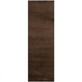 thumbnail image 1 of SAFAVIEH Santa Monica Chelsey Solid Shag Area Rug, Brown, 5'3" x 7'6", 1 of 8