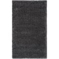 thumbnail image 1 of SAFAVIEH Santa Monica Cali Solid Shag Area Rug, Dark Grey, 3' x 5', 1 of 12