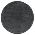 thumbnail image 1 of SAFAVIEH Santa Monica Chelsey Solid Shag Area Rug, Dark Grey, 6'7" x 6'7" Round, 1 of 11