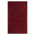 thumbnail image 1 of SAFAVIEH Santa Monica Chelsey Solid Shag Area Rug, Maroon, 3' x 5', 1 of 12